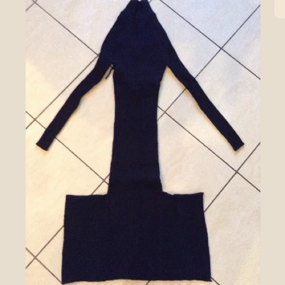 Asilio Fire the Fortress Black Knit Dress Sz M - Picture 3 of 7